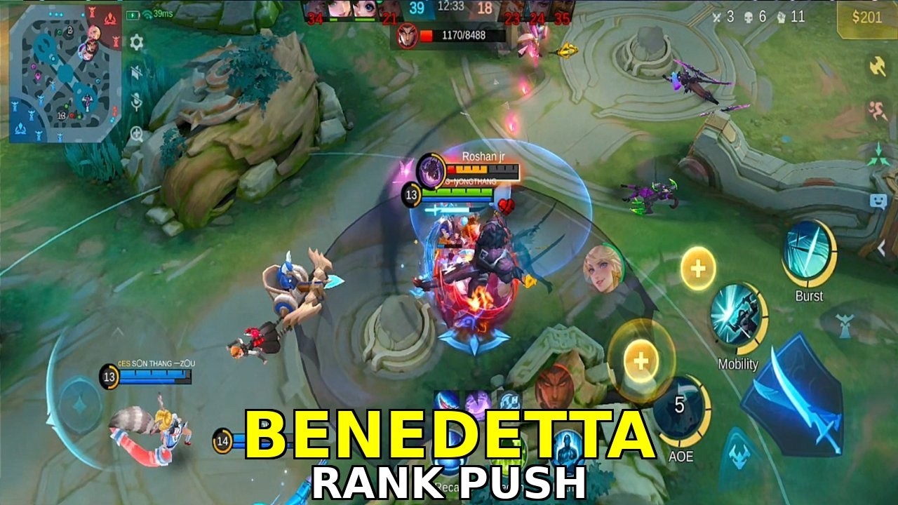 Benedetta MLBB Gameplay 🔥 Ranked Push / Freestyle | June Kh