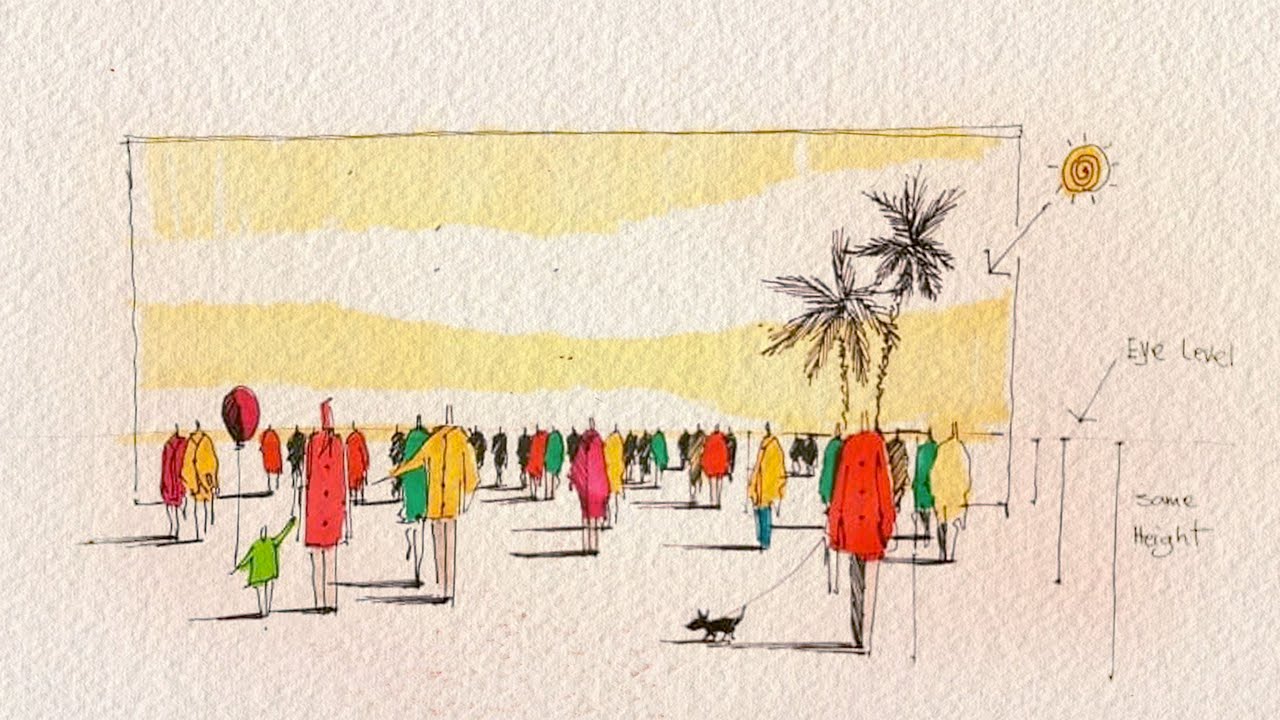 Tips on How to Draw People in Perspective  | Multiple Figures