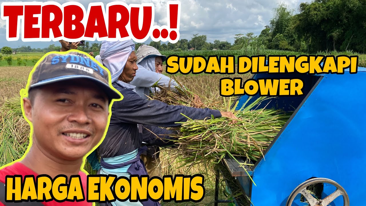 TERBARU..!!! MESIN PERONTOK PADI MODEL BLOWER HARGA EKONOMIS by PABRIK MESIN BLITAR