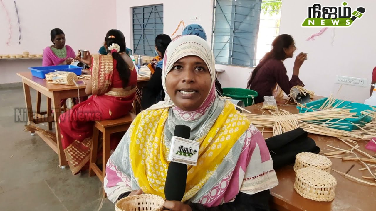 வாழை மர நாரில் கூடை தயாரிக்கும் முறை. அசத்தும் பெண்கள். முழு வீடியோ பார்க்க