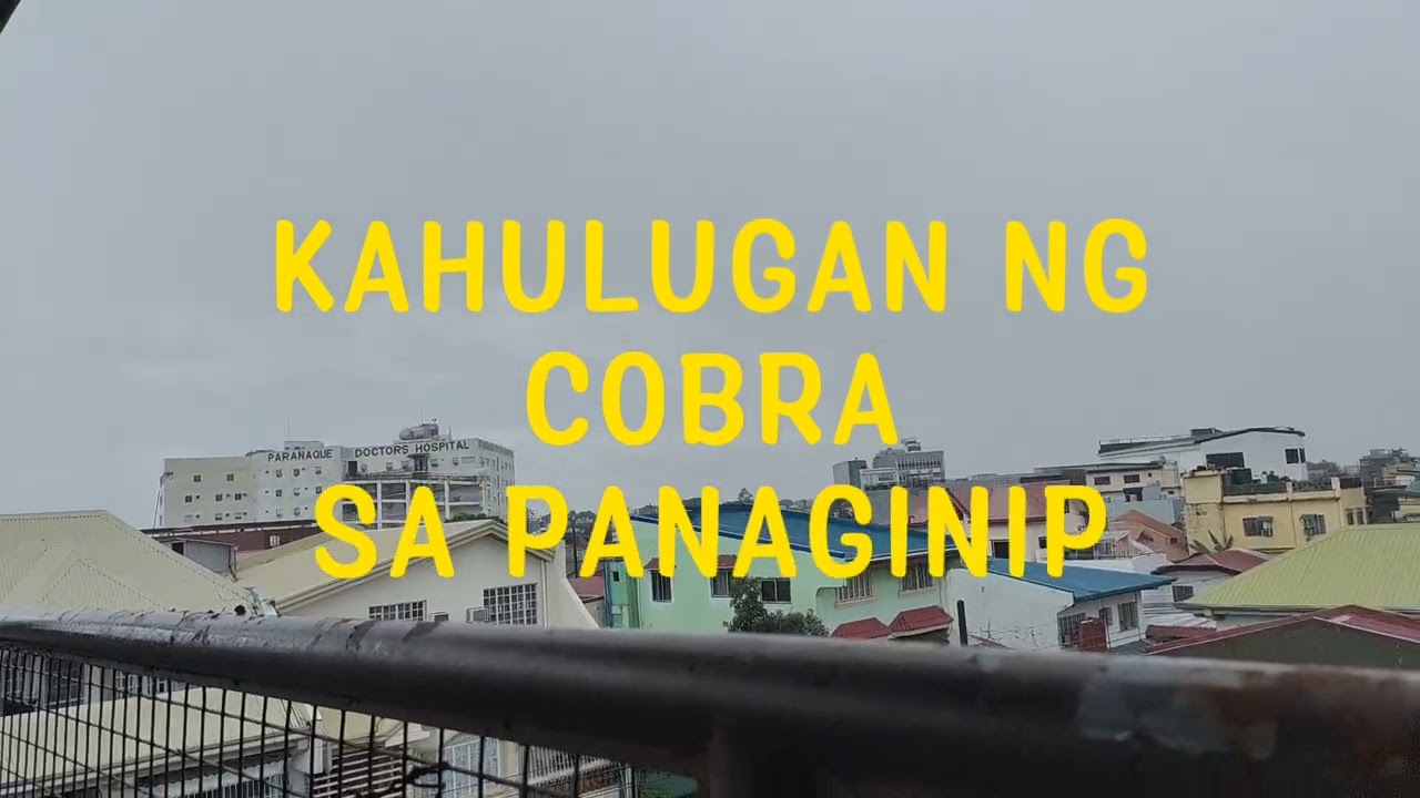 KAHULUGAN NG COBRA SA PANAGINIP