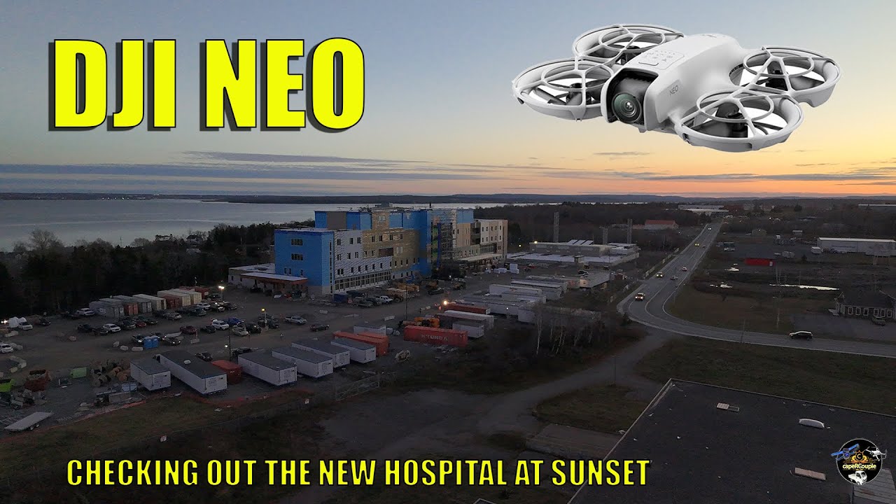 Проверка хода работ в больнице с помощью DJI Neo