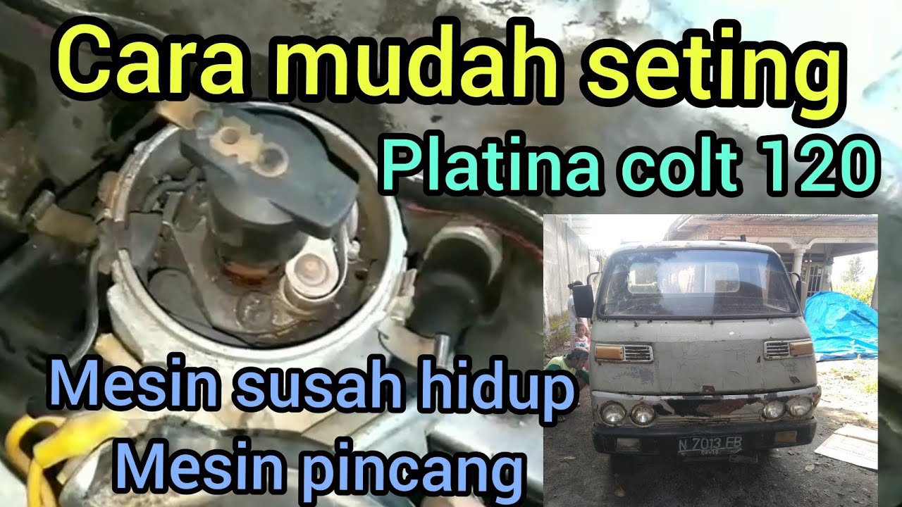 cara sevis dan seting platina colt 120