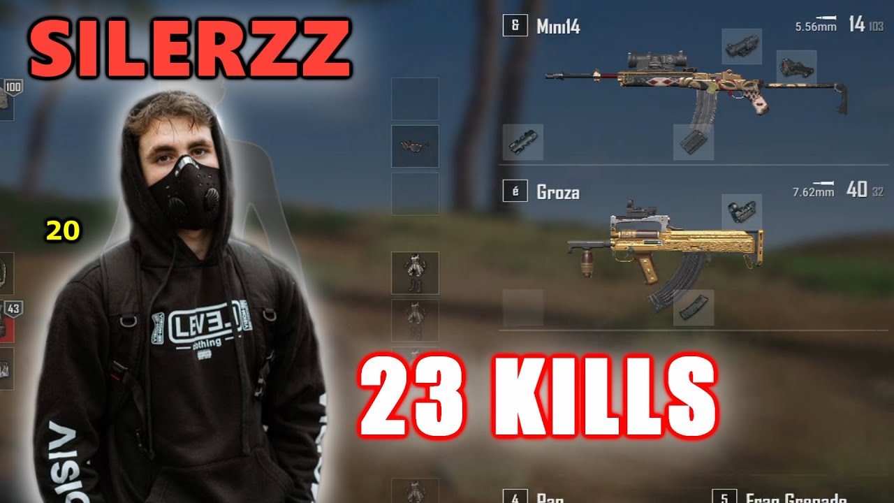 SILERZZ & Mel26135 - 23 KILLS - GROZA + Mini14 - DUO - PUBG
