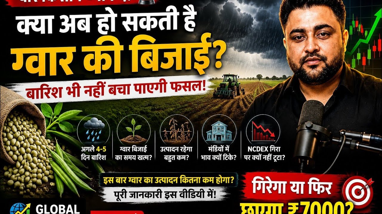 Is Guar sowing over? Now preparing for ₹7000! | Guar Market 2026 #Guar #Guar #GuarPrice #NCDEX