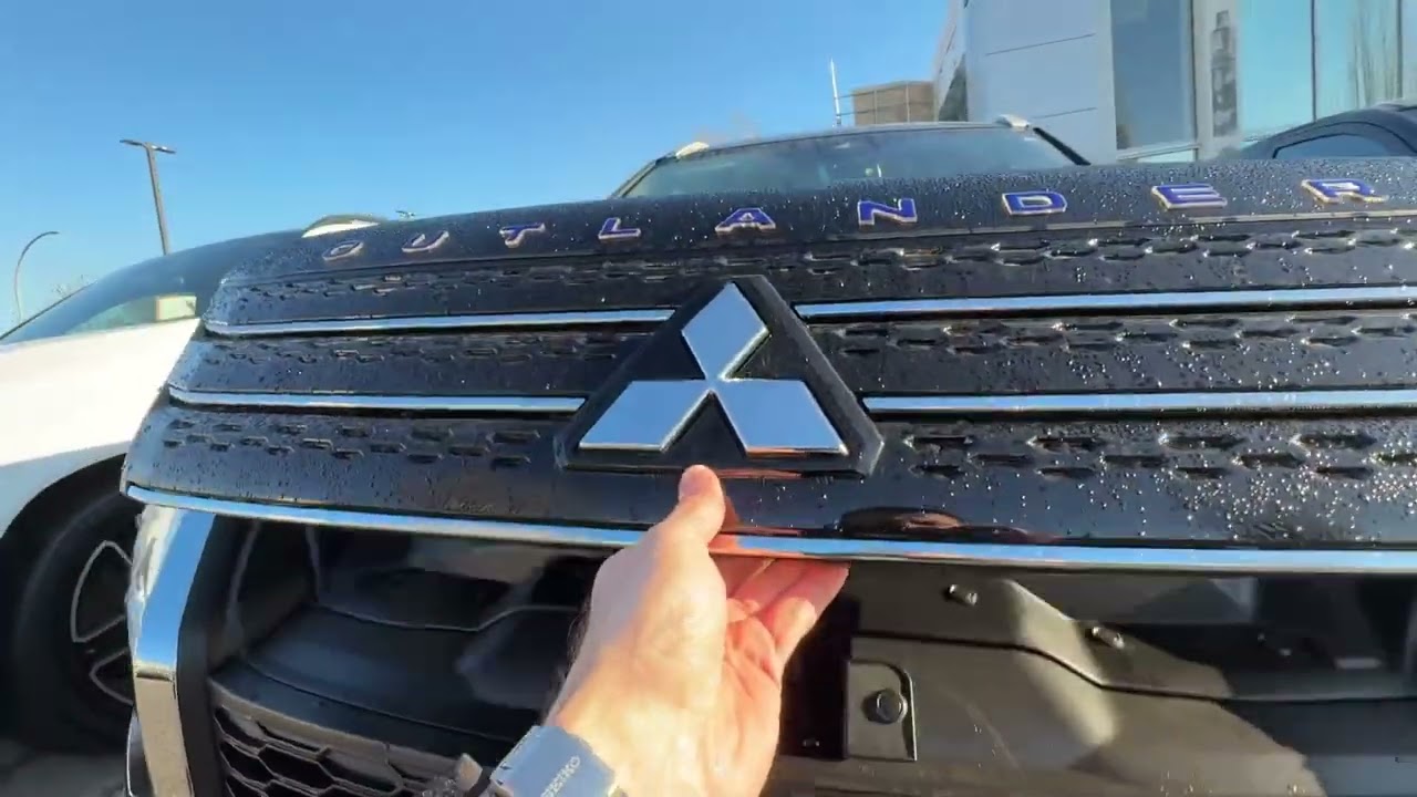 Outlander Mitsubishi | How to open hood (2022-2025)