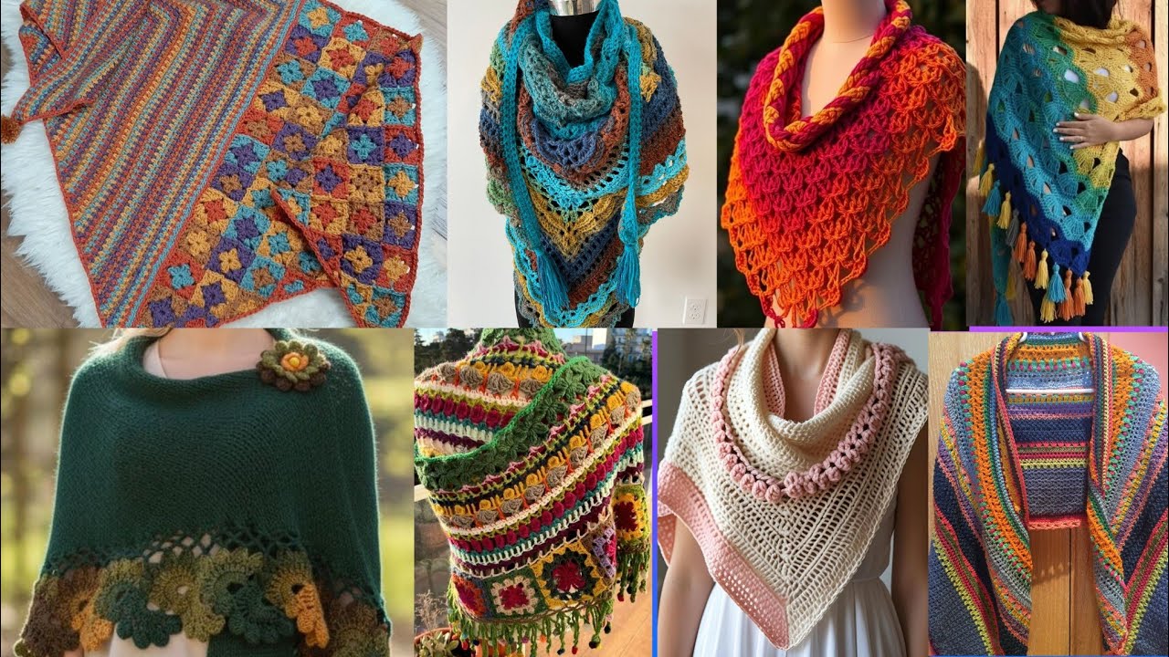 Crochet Shawls & Wraps for bridal |Winter Vibes