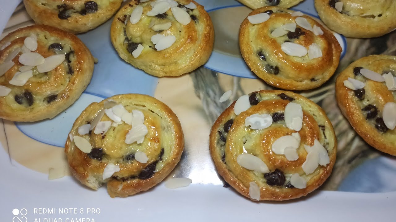 شنيك بدون توريق و بدون زبدة إقتصادي بالكريمة سهل التحضير 