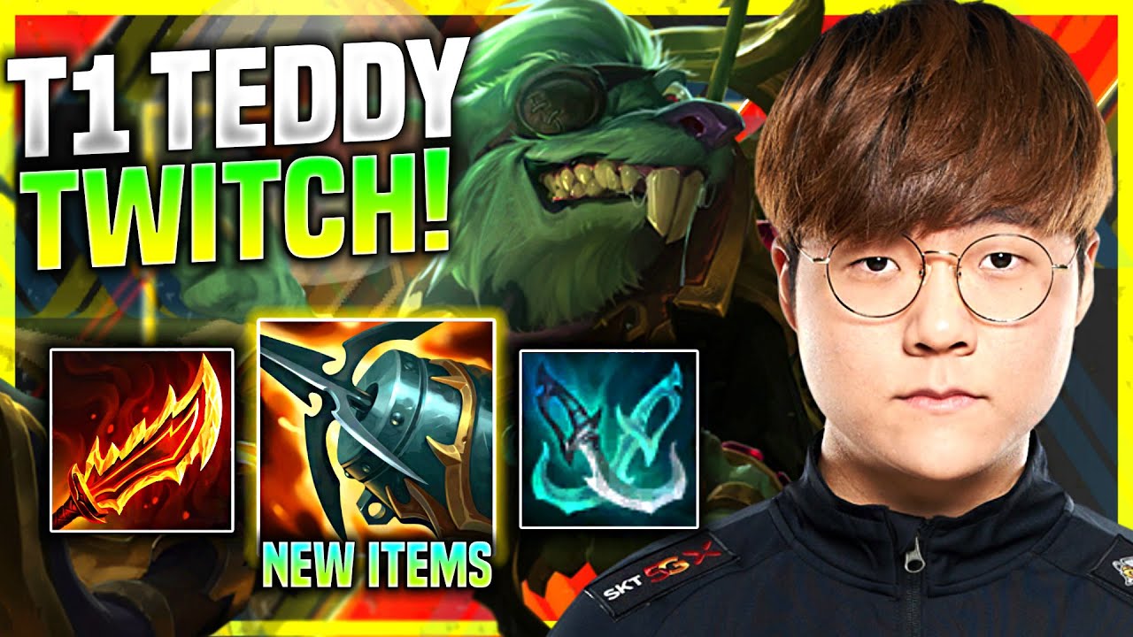 TEDDY TEST HOW BROKEN IS TWITCH WITH NEW ITEM KRAKEN SLAYER! - T1 Teddy Plays Twitch ADC vs Kog'Maw!