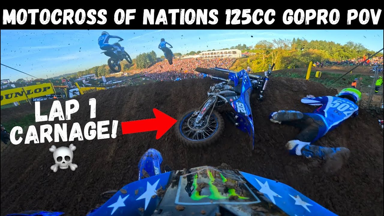 WILD 125cc 2 Stroke Racing at the Motocross of Nations with Cooper Johnson (GoPro POV)