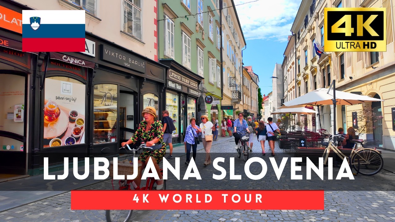 🇸🇮Ljubljana 4k walk - Slovenia 4K Morning Walking Tour｜Jul 2025
