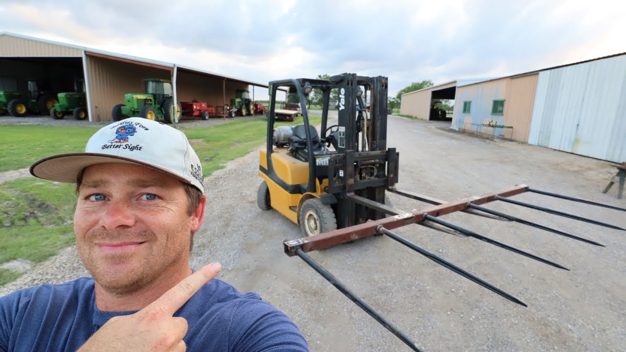 Buying some things for the hay farm
