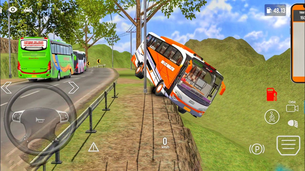 Coach😜 Bus Simulator indonesia ll New Euro Coach Bus Stimulator Indonesia
