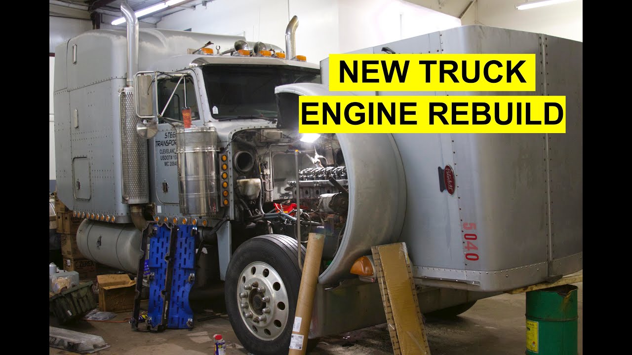 PETERBILT 379 MOTOR REBUILD PART 1