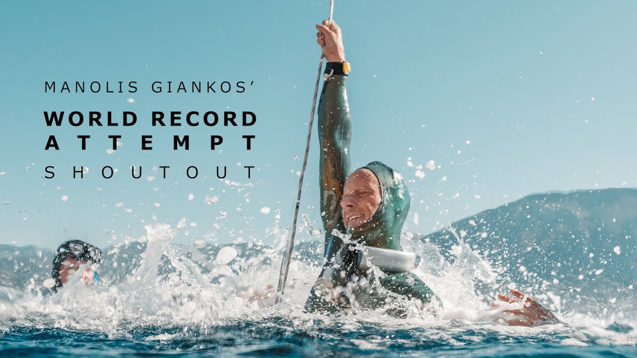 Freediving World Record Attempt(shoutout)/Ανακοίνωση κατάρριψης παγκοσμίου ρεκόρ Ελεύθερης κατάδυσης