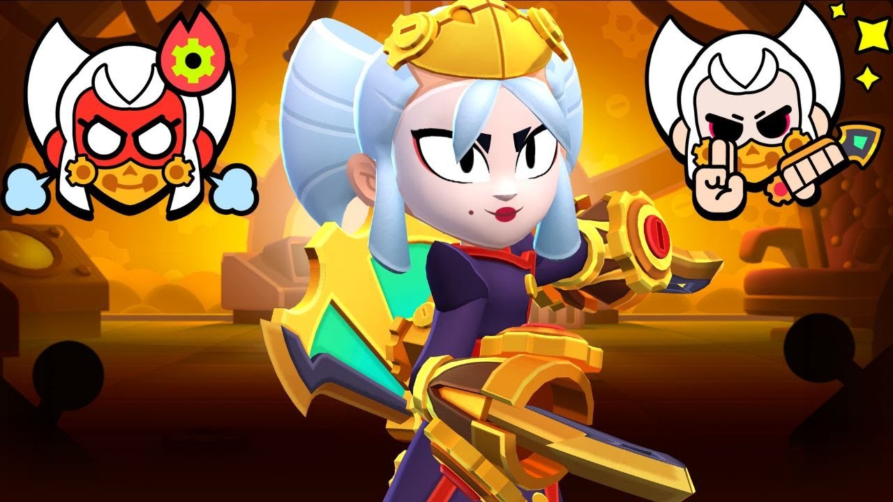 ASMR Drawing EVERY Brawl Stars Skin - CLOCKWORK KAZE