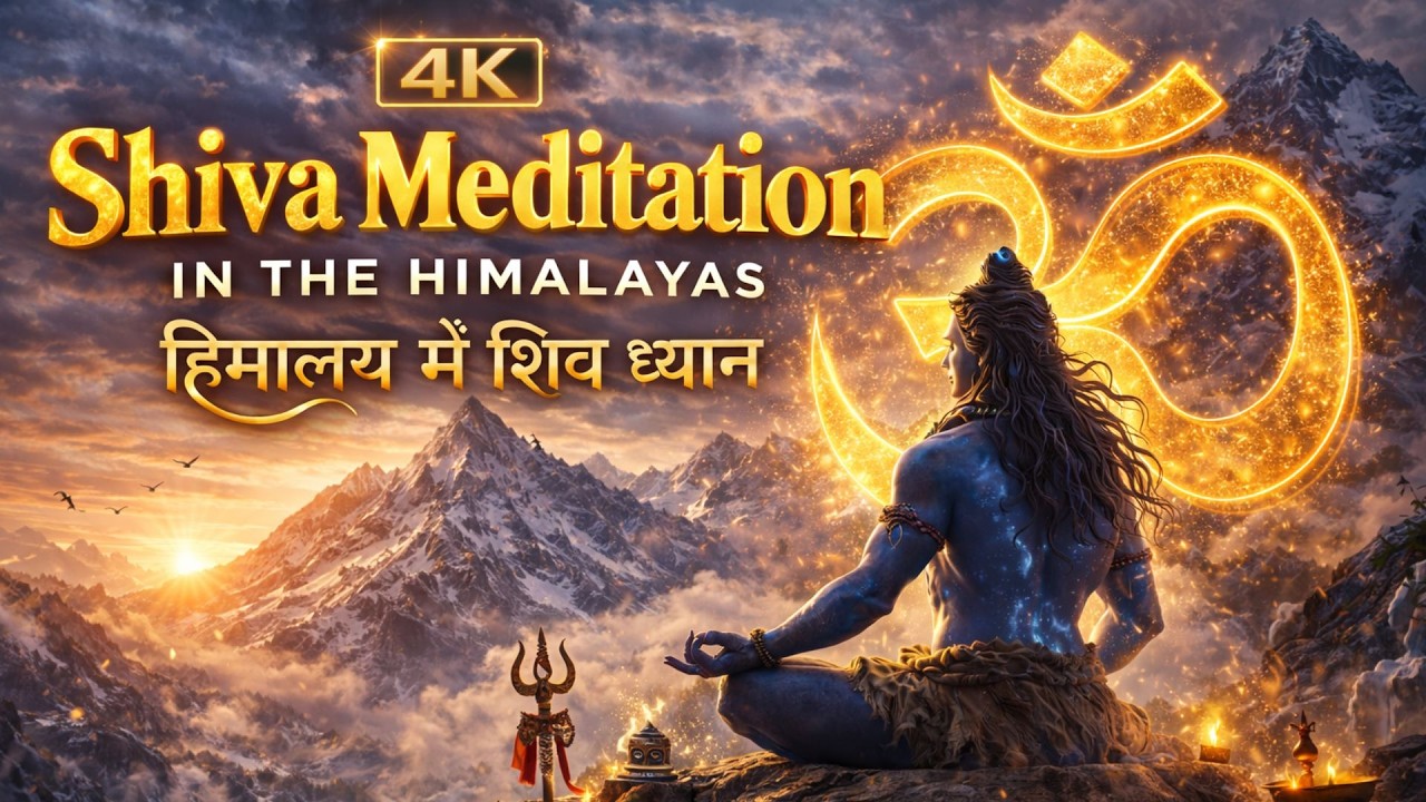 Shiva Meditation | Sacred Om in the Himalayas (4K Deep Relaxing Music)