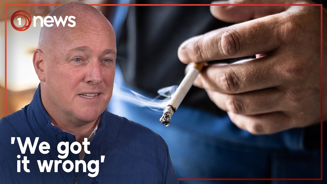 PM Christopher Luxon admits tobacco store claim inaccurate | 1News
