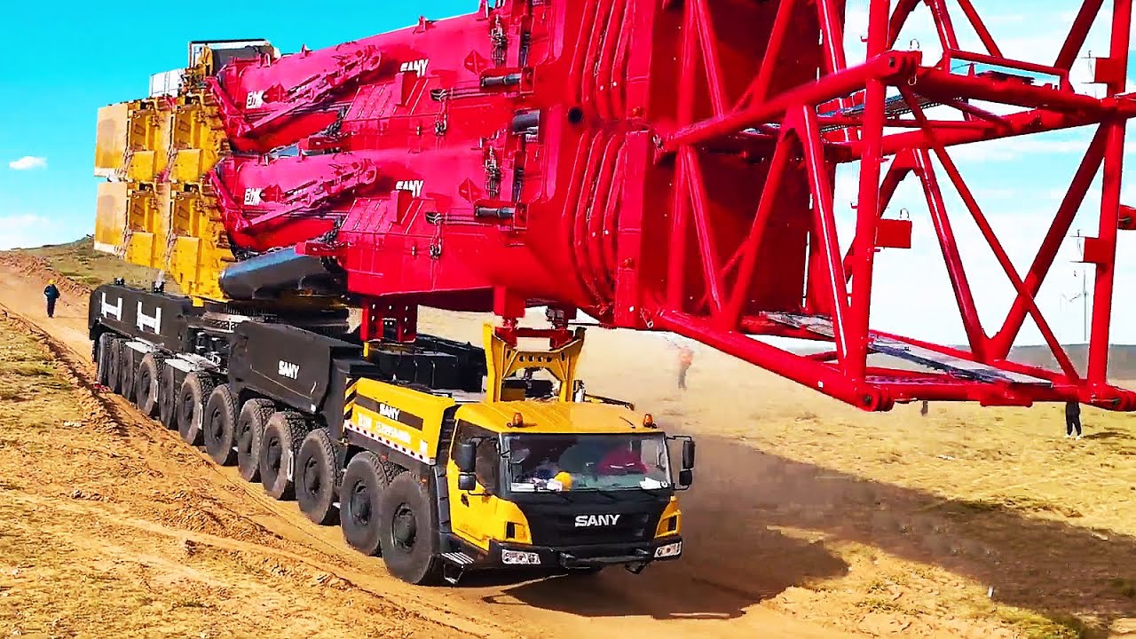 INSANE Engineering!!!  The Most INCREDIBLE and IMPRESSIVE modern China Crane Technology.