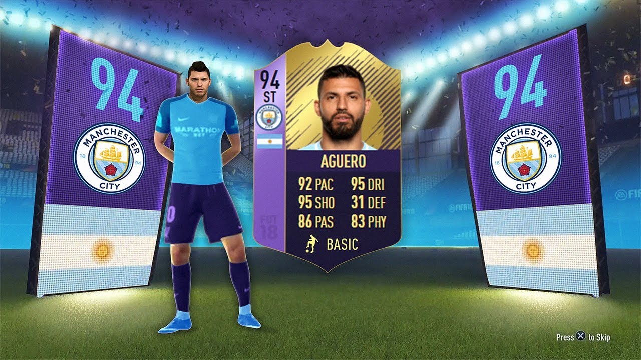 94 RATED POTM SERGIO AGUERO! - FIFA 18 Ultimate Team