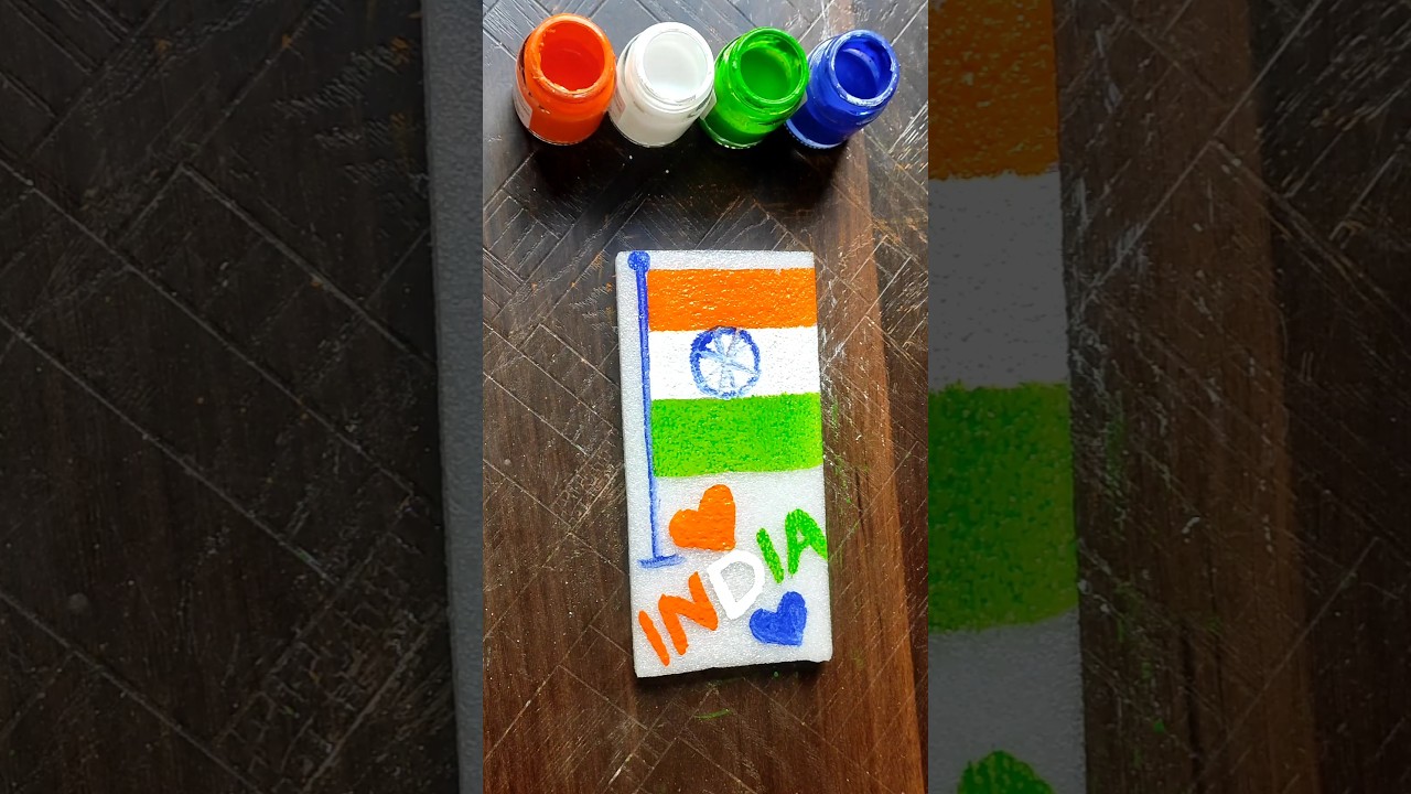 Suno Gaur Se duniya walo song beautiful india flag drawing