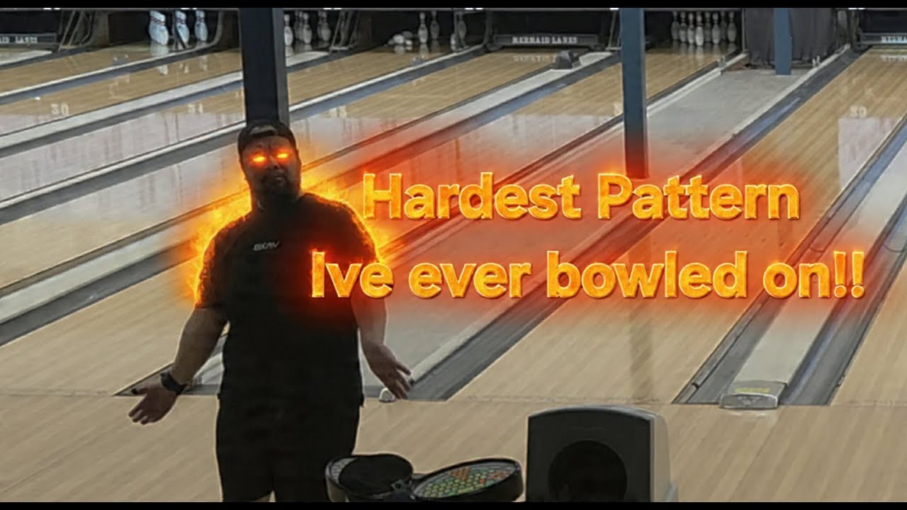 The world hardest bowling oil pattern. I QUIT half-way through the tournament!