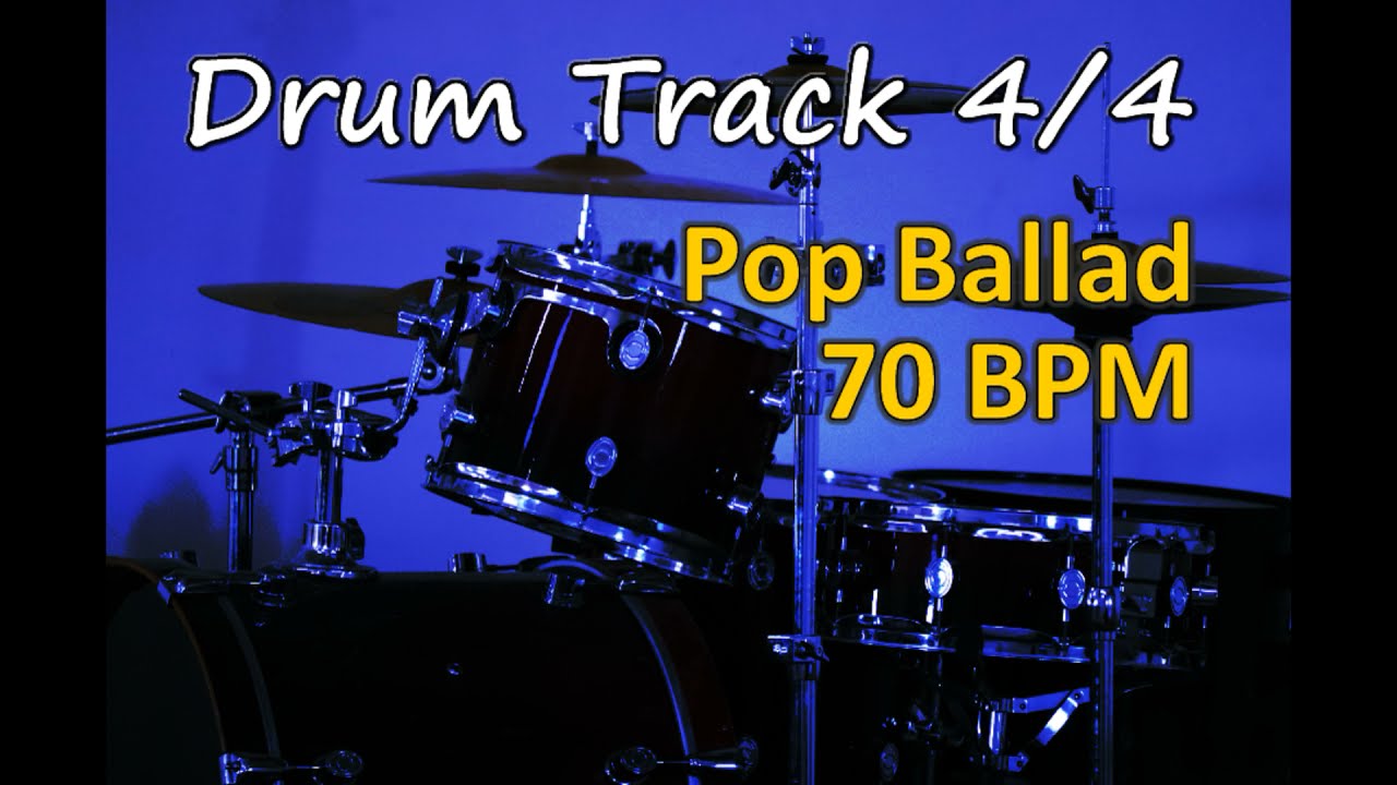 DRUM TRACK Pop Ballad 70-bpm [002]