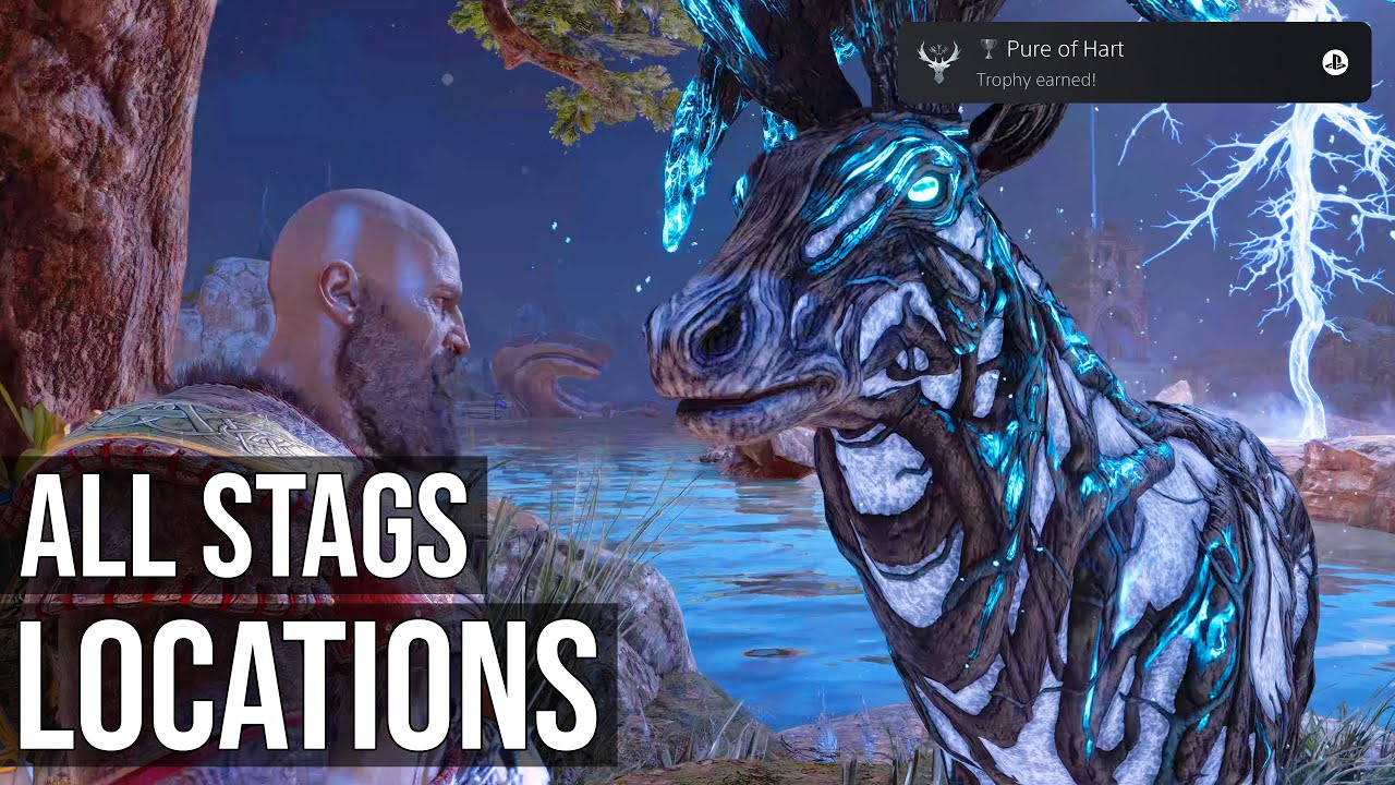 God of War Ragnarok - Pure of Hart Trophy (Seasonal Stags Locations) - A Stag for All Seasons Favor