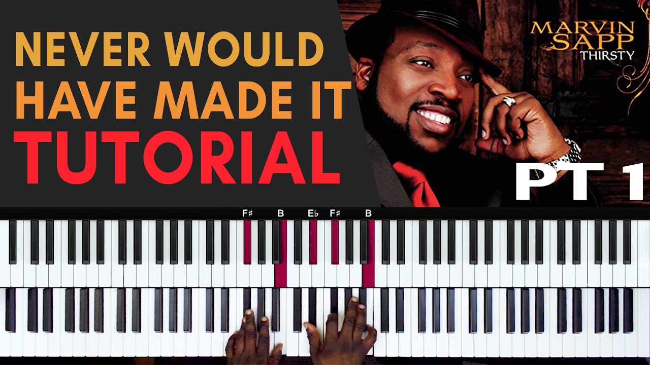 Never Would Have Made It (Marvin Sapp) Tutorial