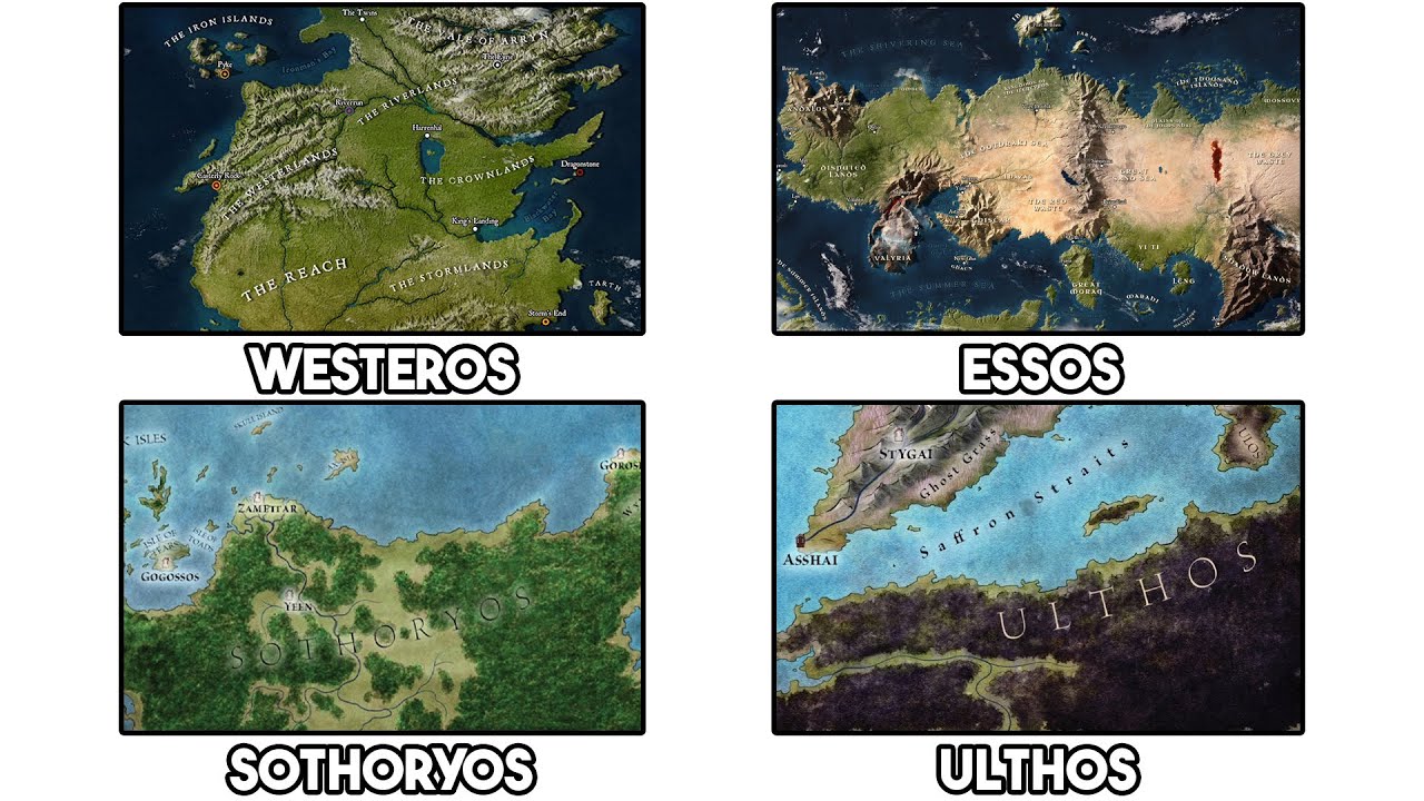 Every Game of Thrones Continent Explained