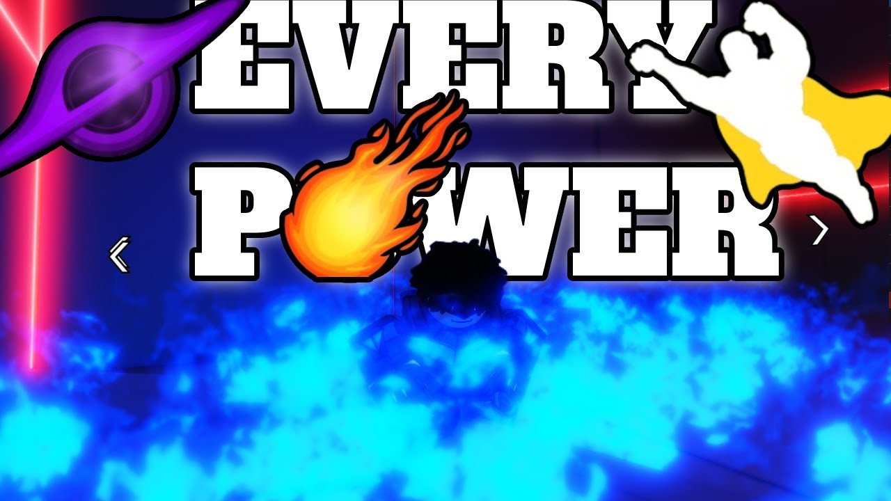 Every Power Showcase in Hero Legends Roblox  🦸