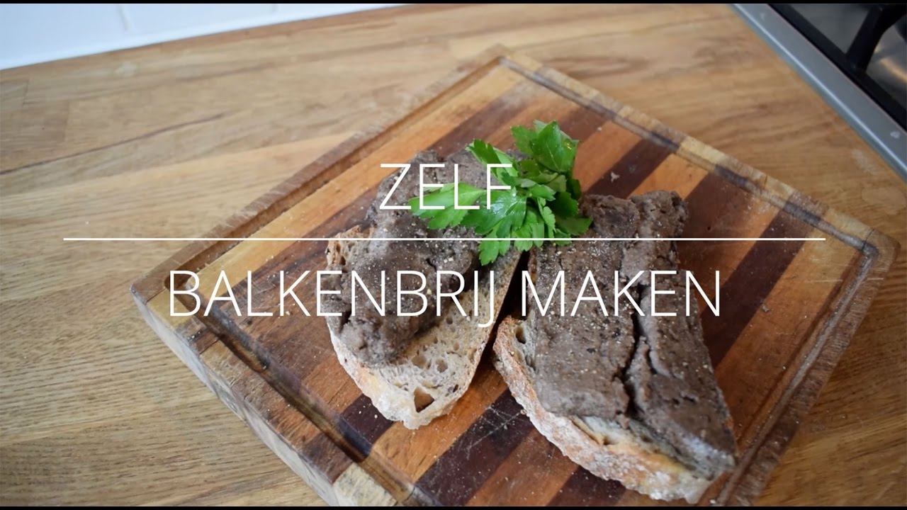Zelf ouderwetse balkenbrij recept maken met rommelkruid
