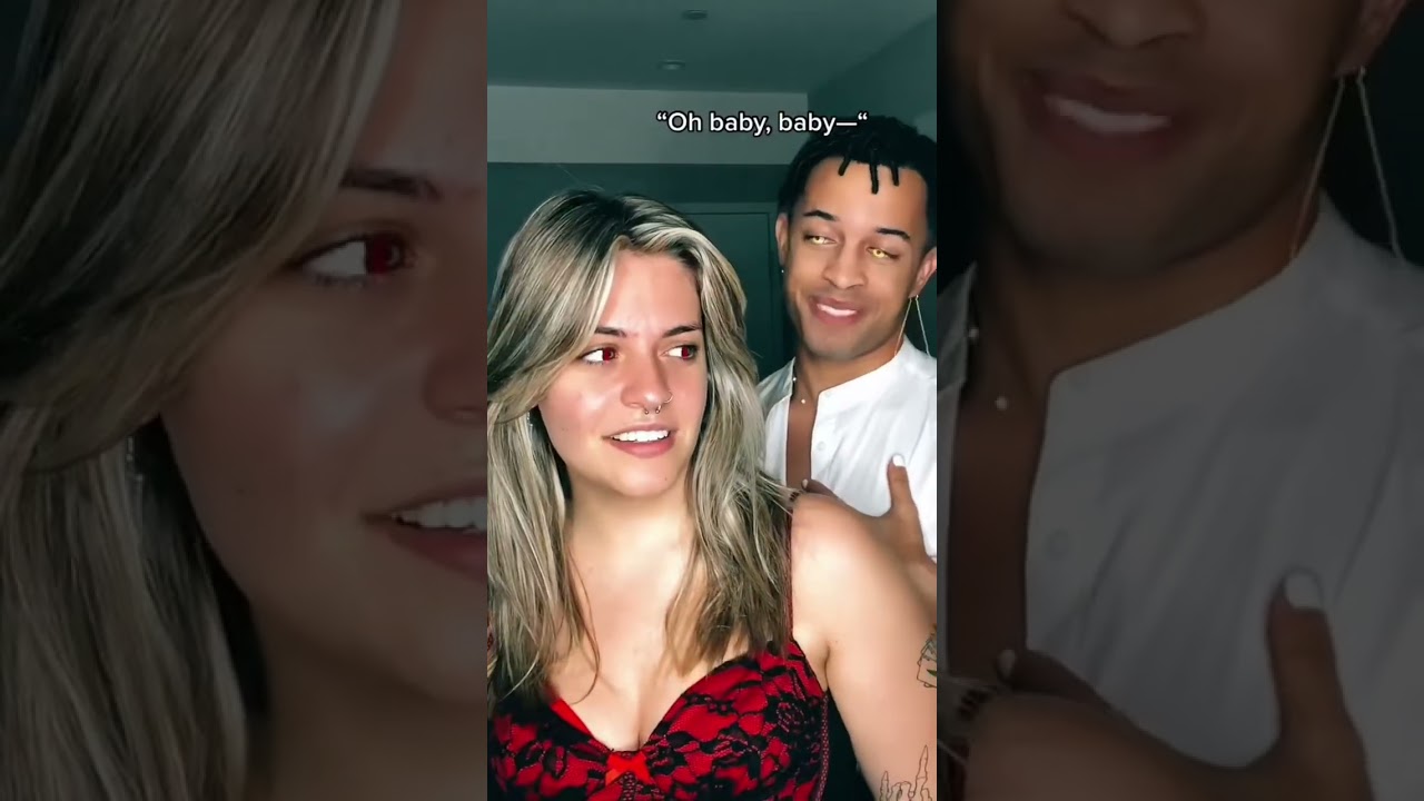 #POV: A vampire at school tries to get a werewolf to fall in love with her&hellip;#shorts #acting #collab