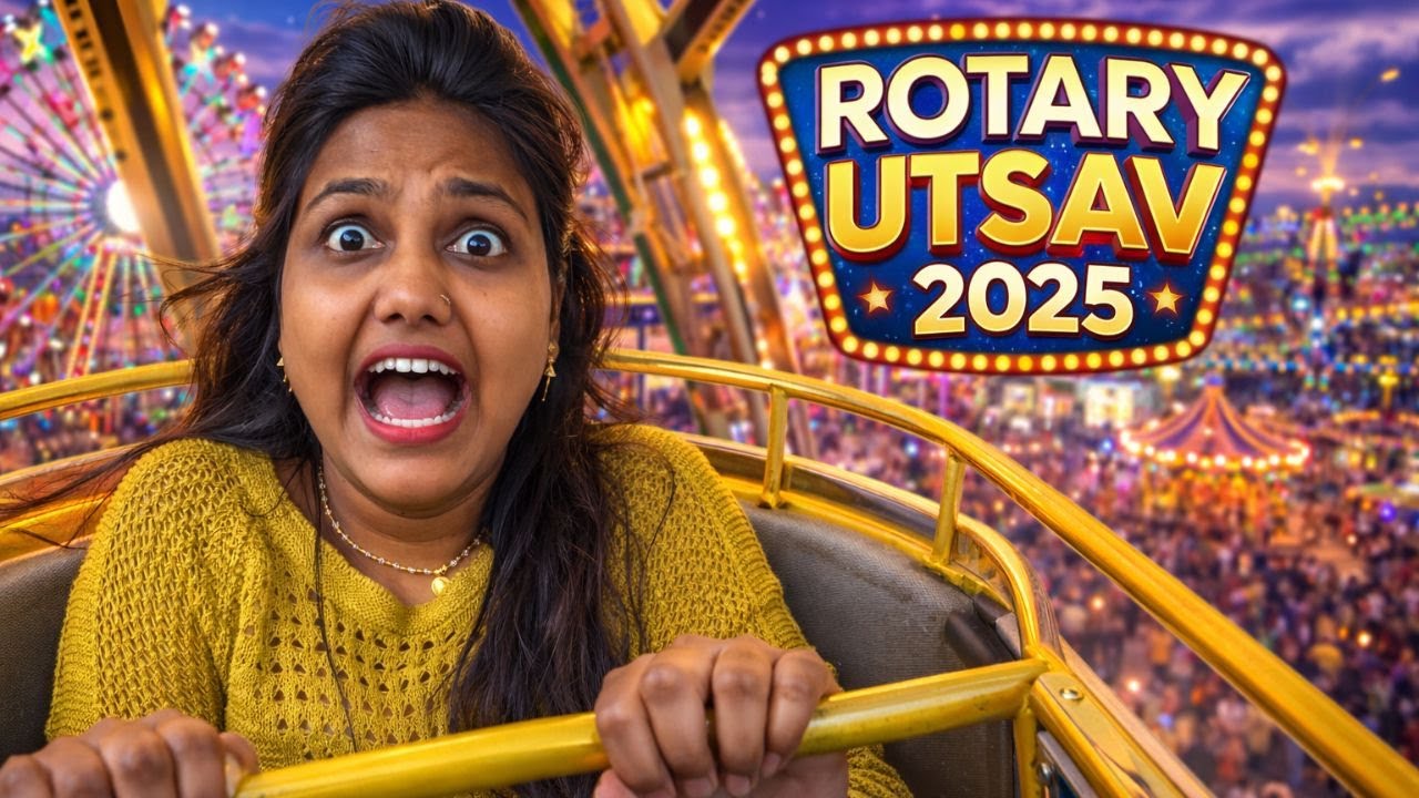 Rotary Utsav 2025 | Giant Wheel Ride, Food & Fun Stalls | Full Masti