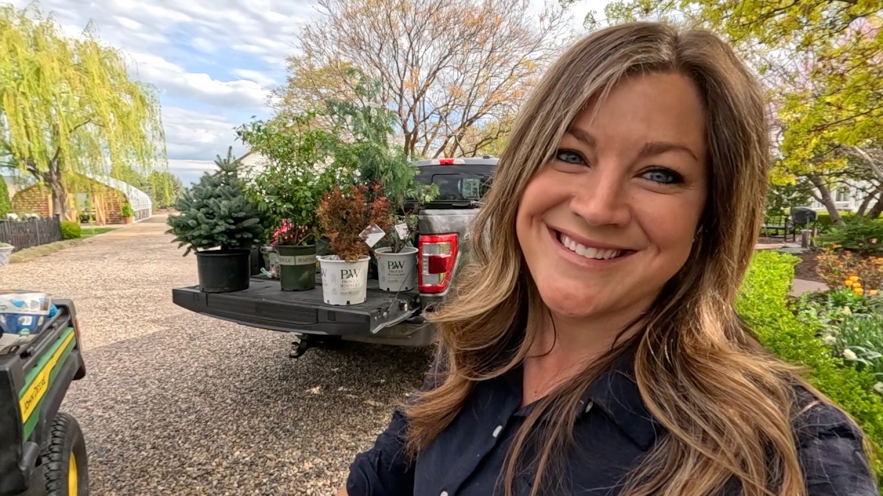 Planting Shrubs Behind the Stream, Prepping for Potatoes & Onions + Potting Up Tomatoes! 🌿🧅🍅