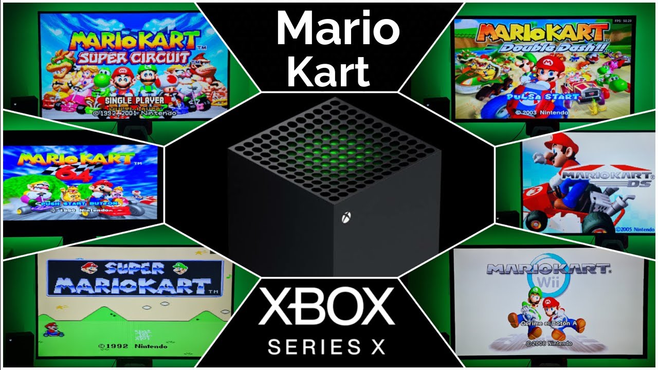 Todos los Mario Kart que puedes jugar en Xbox Series X (RetroArch)