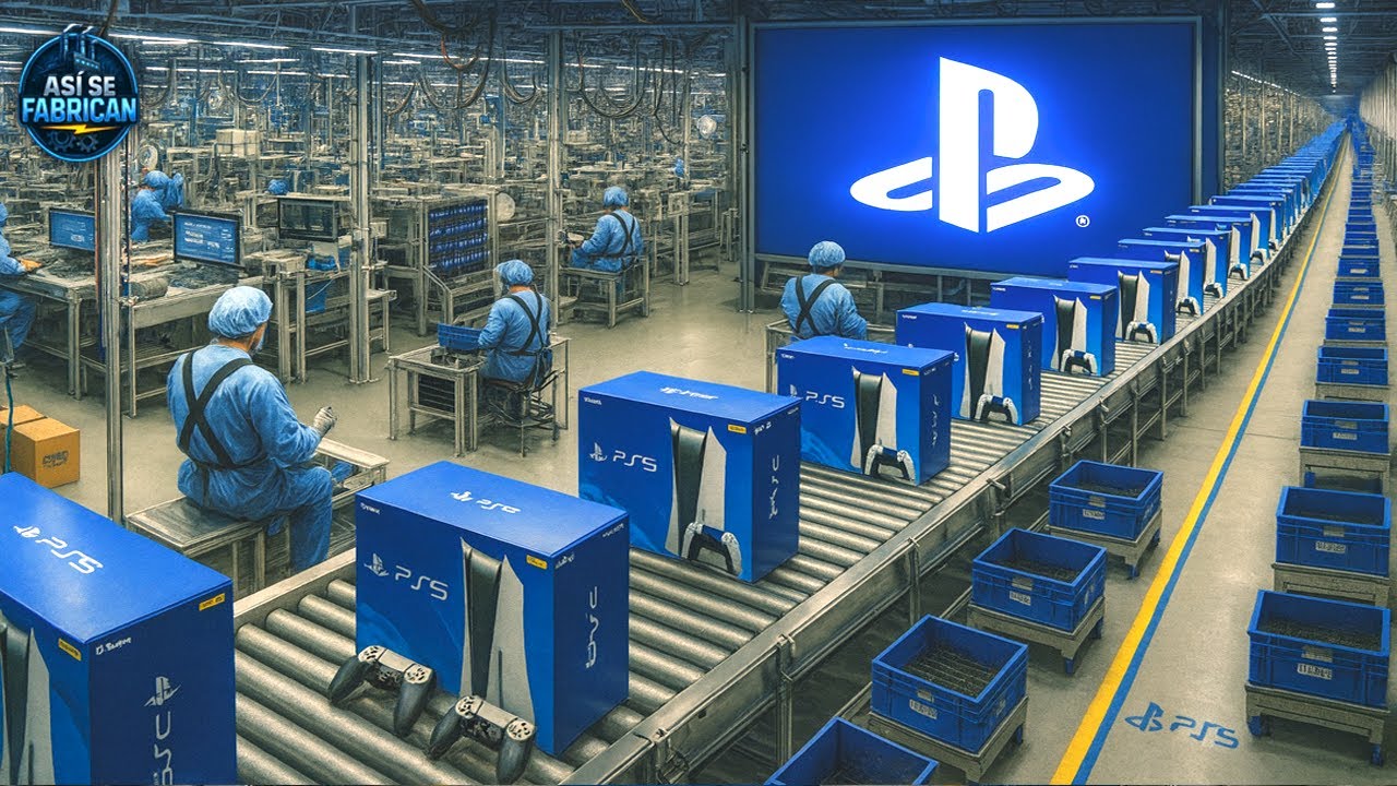 CÓMO se HACE la PLAYSTATION 5 🎮 | ASÍ se FABRICAN MILLONES DE CONSOLAS