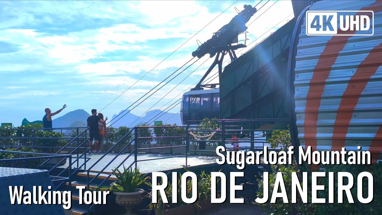 Walking Tour to Sugarloaf Mountain 🇧🇷 | Rio de Janeiro 4K | Nature, Beach & Christ the Redeemer view
