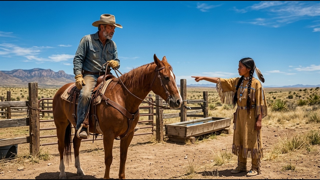 Фермер заметил девушку из племени апачи, наблюдавшую за его землей, — ее следующий вопрос его уди...
