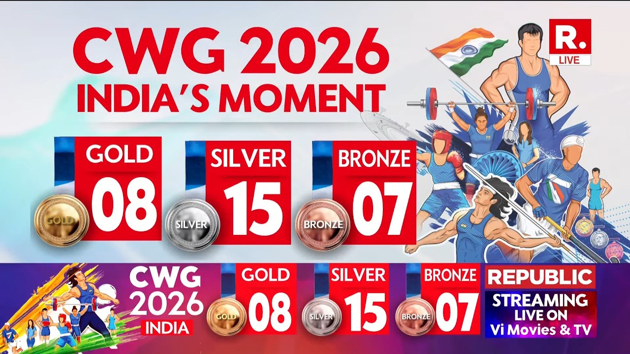 Glasgow CWG 2026 LIVE Day 10 | India Medal Tally LIVE | Gold, Silver & Bronze Count | Preeti Pawar
