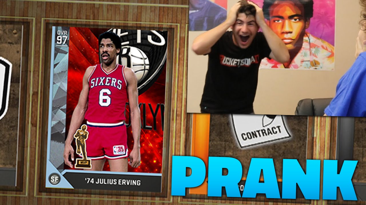DIAMOND IN A PACK PRANK!? - NBA 2K16