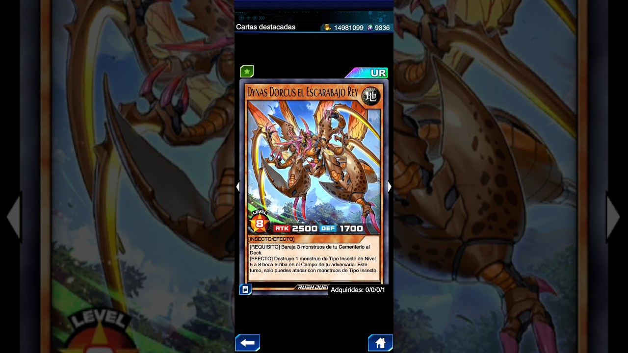 Dynas Dorcus El Escarabajo Rey + Kamakiri Volador (Rush) | Yu-Gi-Oh! Duel Links