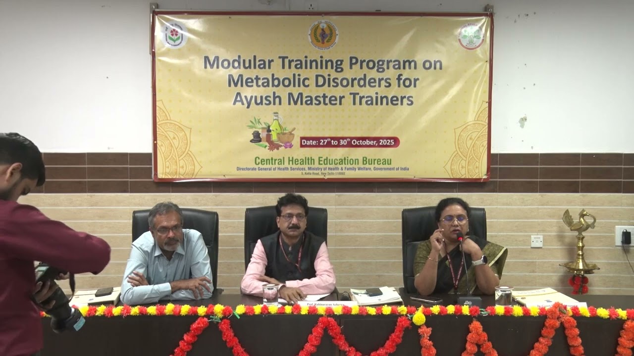Concluding Session and Certificate Distribution for Ayurveda Master Trainers