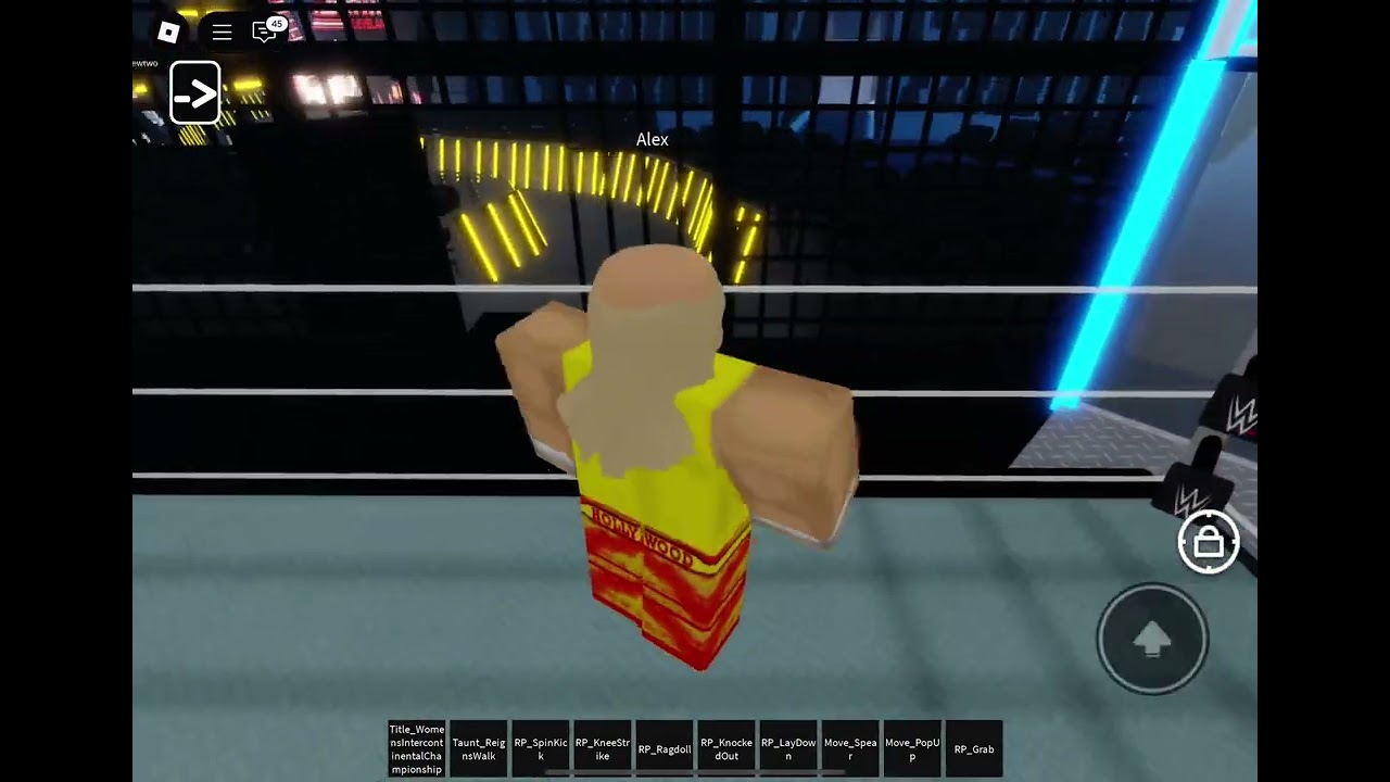 Today I’m playing Roblox WWE 25￼