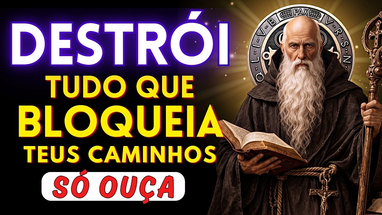 🔥ORAÇÃO DE SÃO BENTO PARA AFASTAR TODO MAL DA SUA VIDA (Muito Forte e Poderosa)