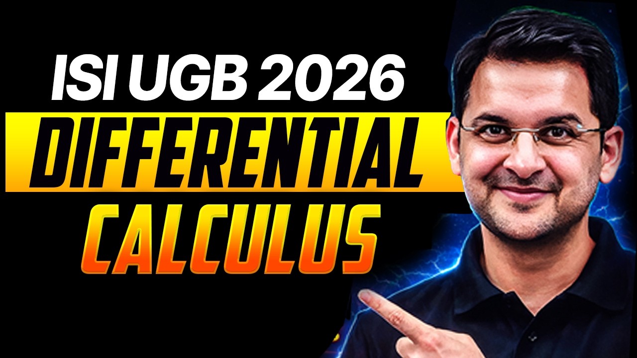 ISI UGB 2026 : DIFFERENTIAL CALCULUS | Abhay Sir | VOS