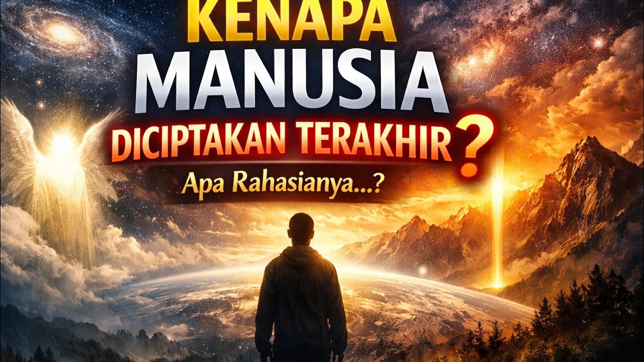 ‼️ KENAPA MANUSIA DICIPTAKAN PALING AKHIR? INI BUKAN KEBETULAN… ‼️
