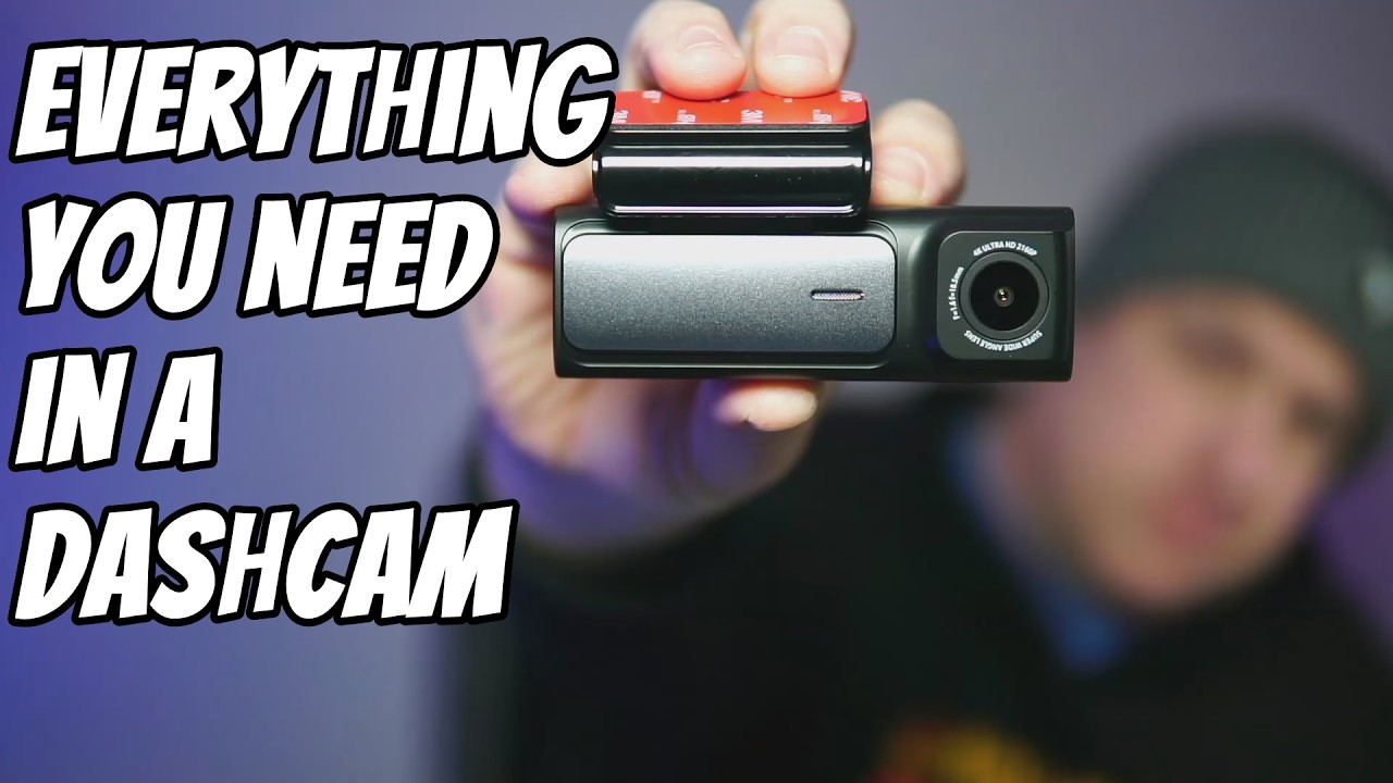 Affver 4K Dashcam  with front and rear cameras and built-in GPS