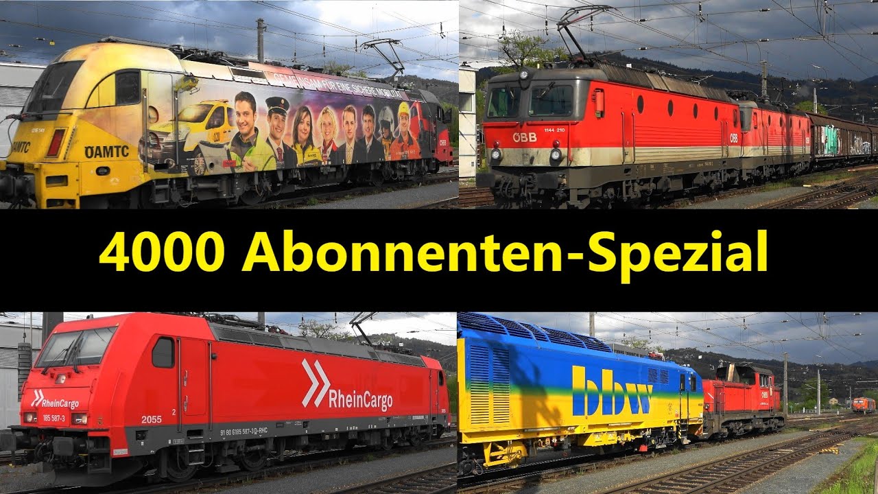 Terminal Wolfurt: ÖAMTC 1216, RheinCargo BR185, bbw, ÖBB2068, ÖBB 1144, RTS Diesel-Vectron
