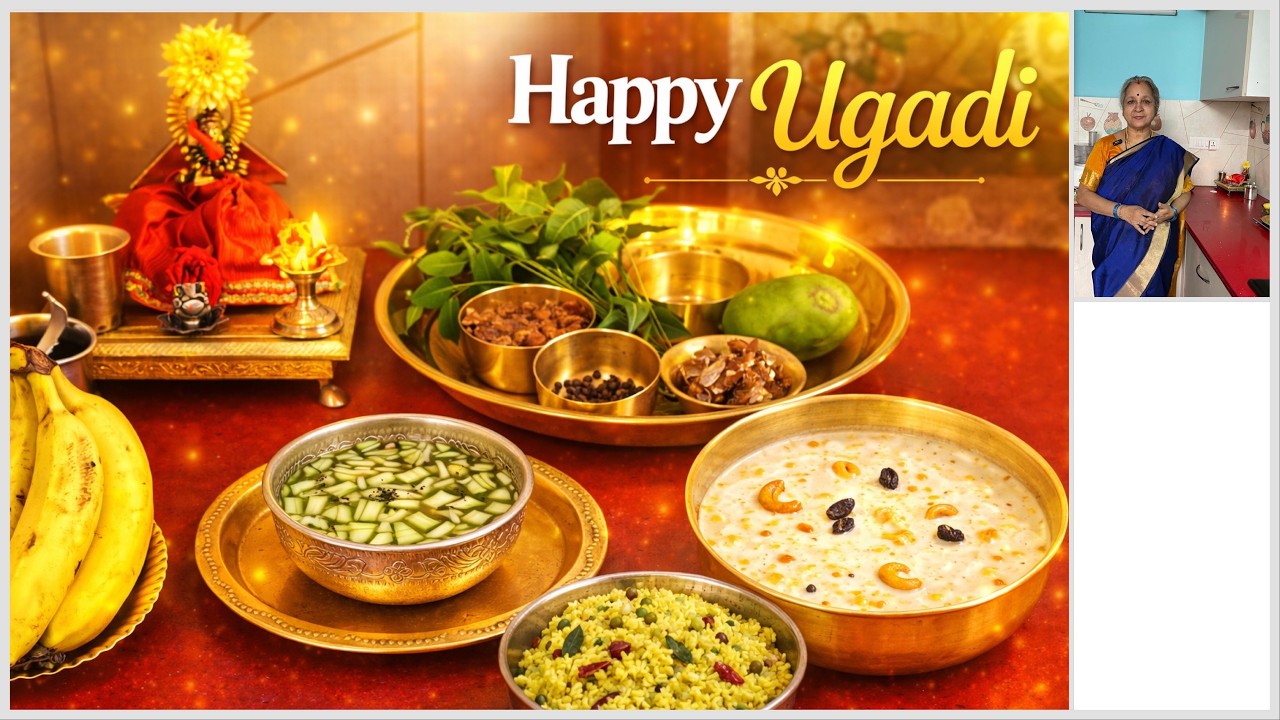 Traditional Ugadi  Feast 💐 Mango Rice ,Payasam & Pachadii  I Happy Ugadi